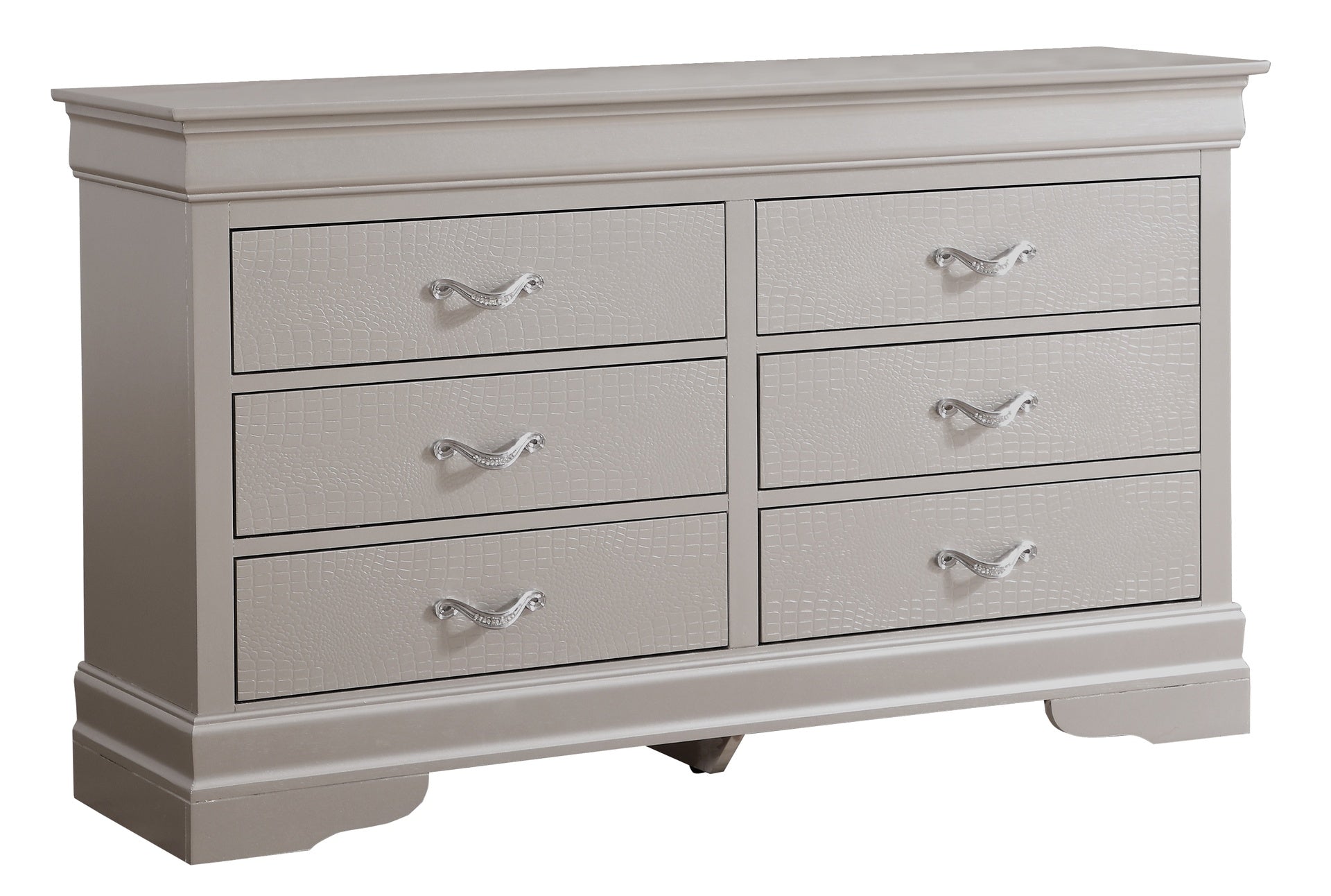 Lorana G6500-D Dresser , Silver Champagne