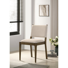 Crispin Brown Upholstered Dining Side Chair (Set of 2)