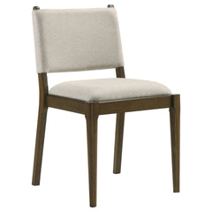 Crispin Brown Upholstered Dining Side Chair (Set of 2)