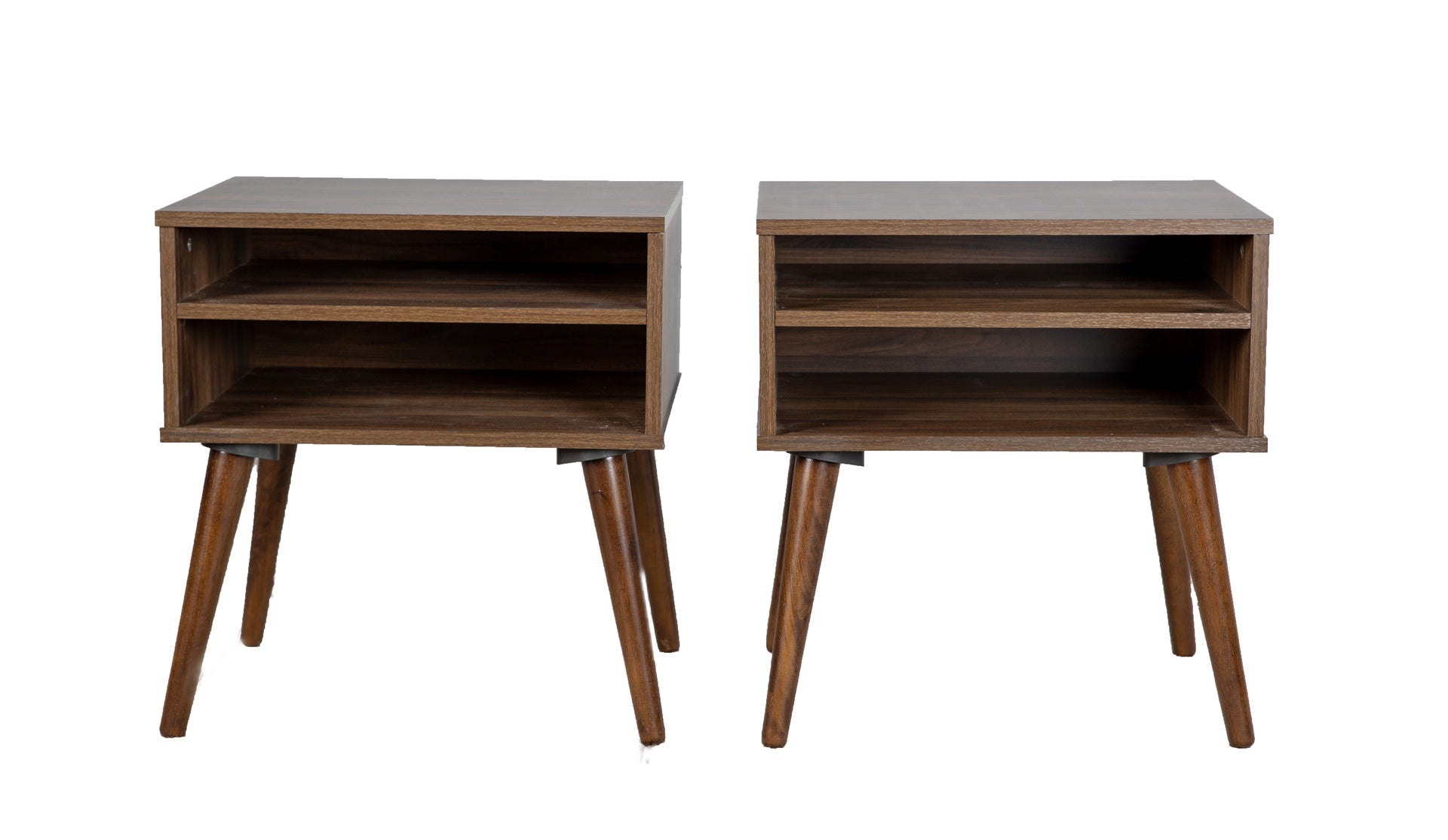 Queen Upholstered Bed With 2 Nightstands
