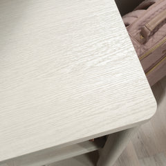 Computer Desk with 2 smooth-glide Drawers, Light Gray finish