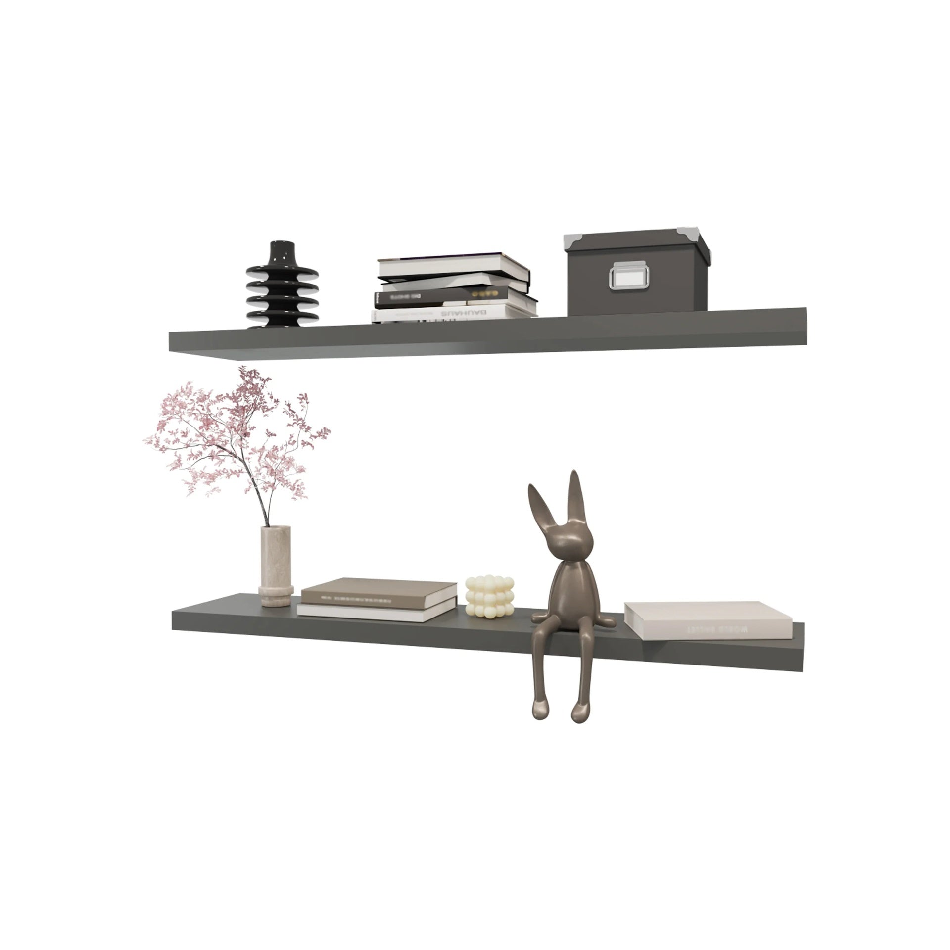 Grey  Floating Shelf