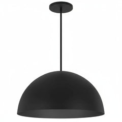24 inch Diameter Integrated LED Black Pendant