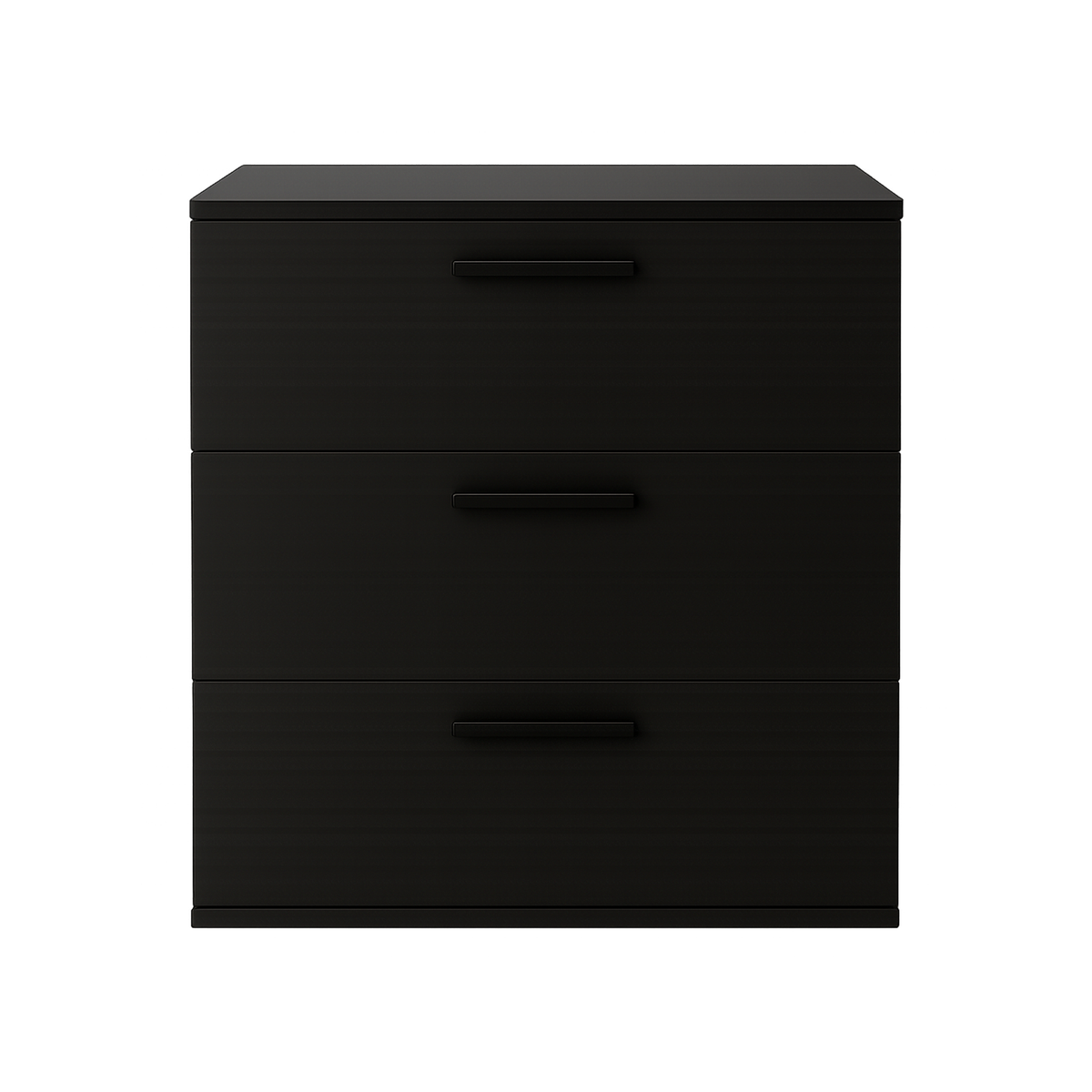 Morgan Three-Drawer Modular Jumbo Chest in Black