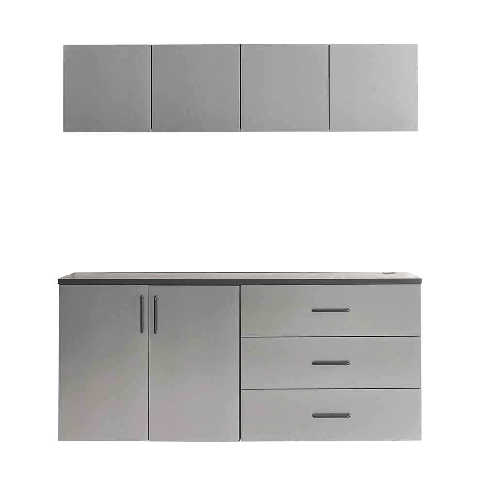 Astro Series 64 in. W x 79 in. H x 20 in. D Garage Cabinet Set C (5-Piece)