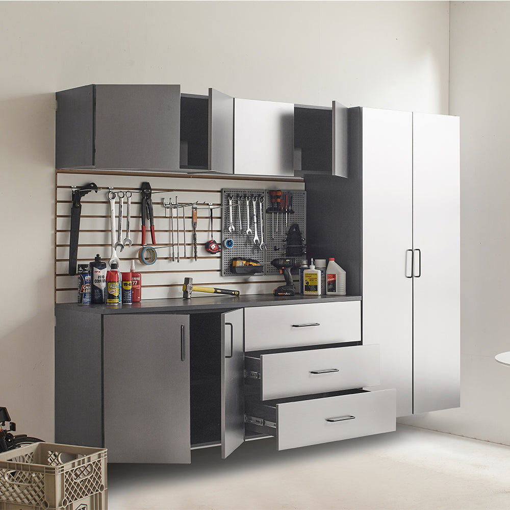 Astro Series 96 in. W x 79 in. H x 20 in. D Garage Cabinet Set B (6-Piece)