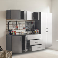 Astro Series 96 in. W x 79 in. H x 20 in. D Garage Cabinet Set B (6-Piece)