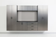 Astro Series 32 in. W x 16 in. H x 16 in. D Metal Wall Storage Cabinet