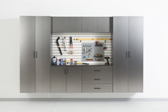 Astro Series 32 in. W x 28 in. H x 20 in. D Metal Wall Mounted Base Door Storage Cabinet