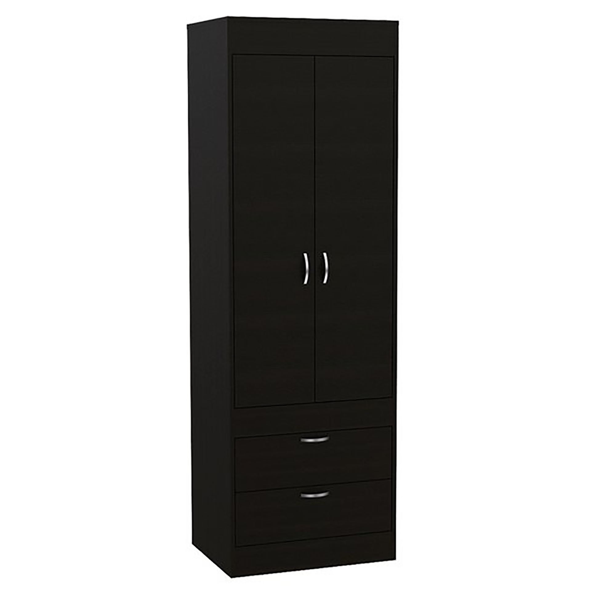 Wenge 2-Drawer Armoire