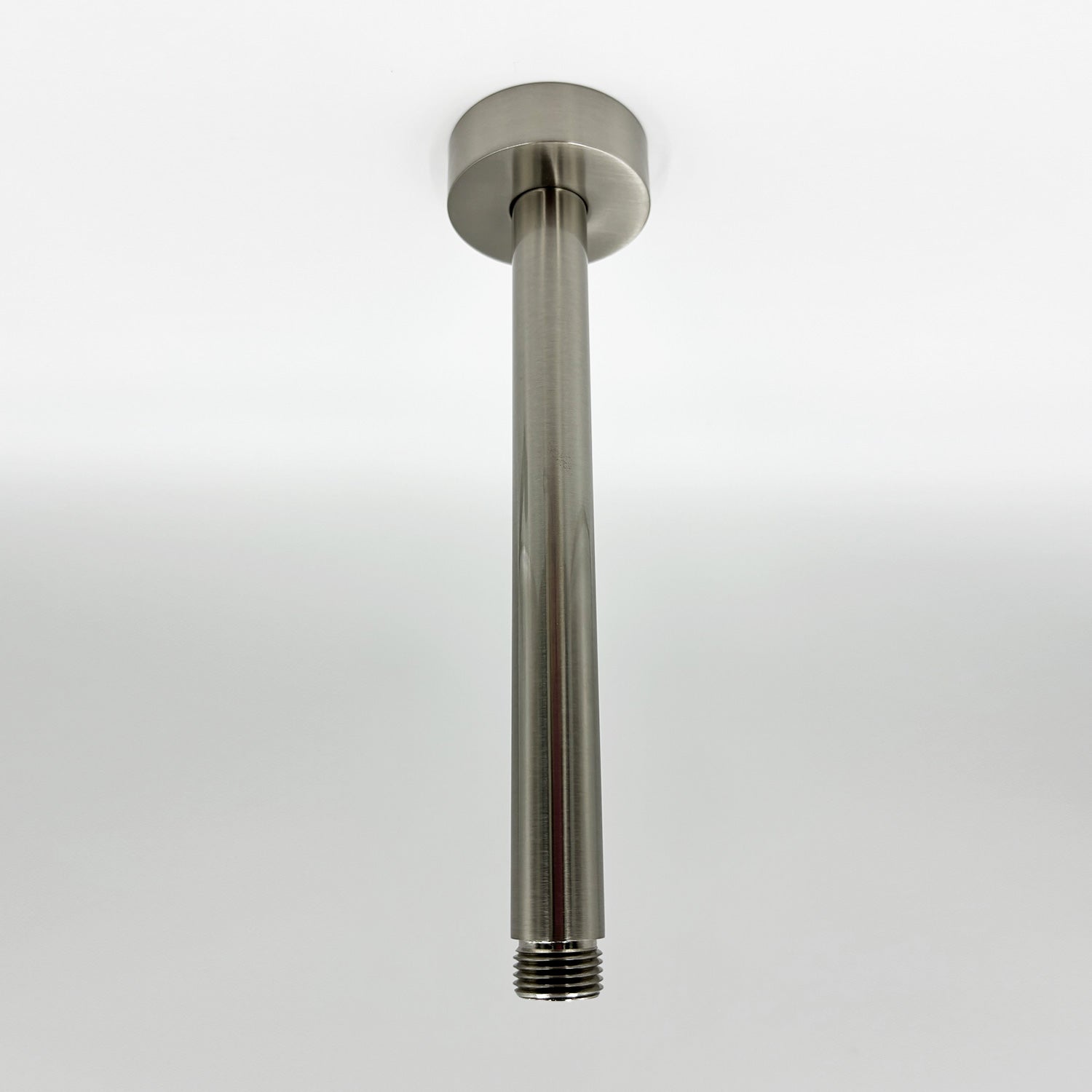 Shower Arm with Flange, 1/2 NPT Tapered Threads, Rain Shower Head Arm, Ceiling Mount Shower Extension Arm