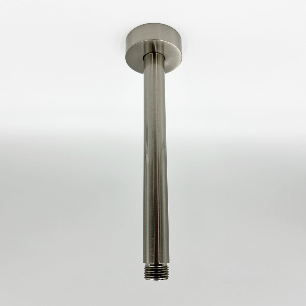Shower Arm with Flange, 1/2 NPT Tapered Threads, Rain Shower Head Arm, Ceiling Mount Shower Extension Arm