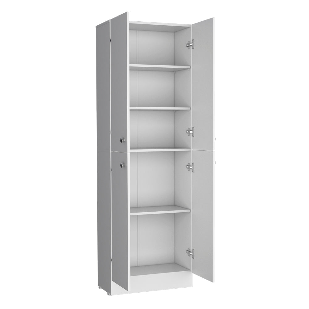 Pantry Cabinet Coahoma, Kitchen, White