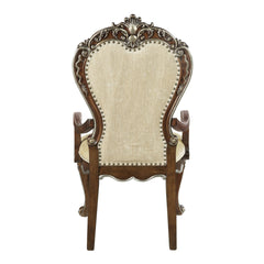 Latisha Antique Oak Finish Arm Chair (Set of 2)