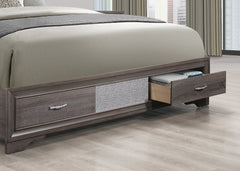 RYDER SPARKLE GREY FULL BED