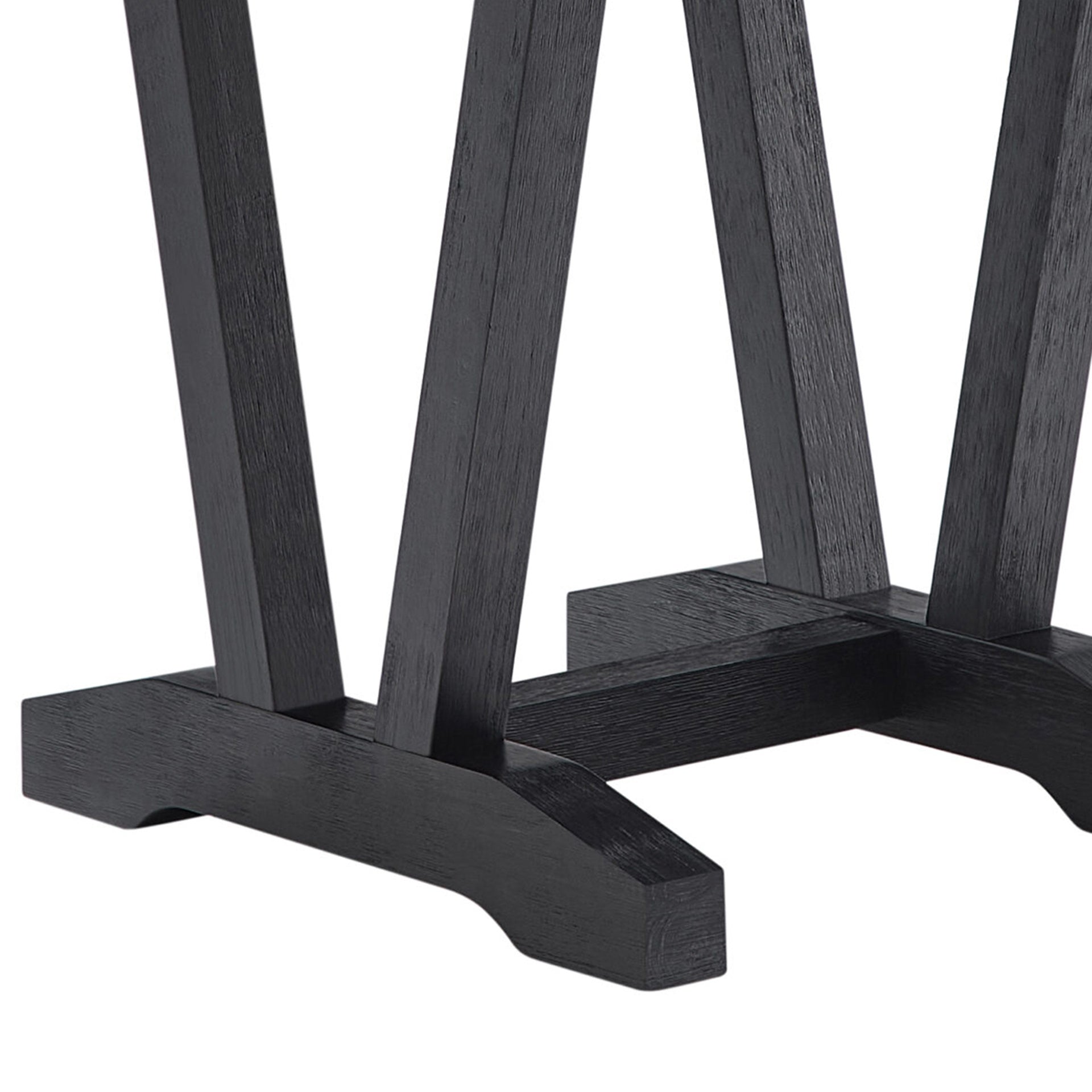 Paula Black and White End Table