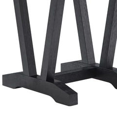 Paula Black and White End Table