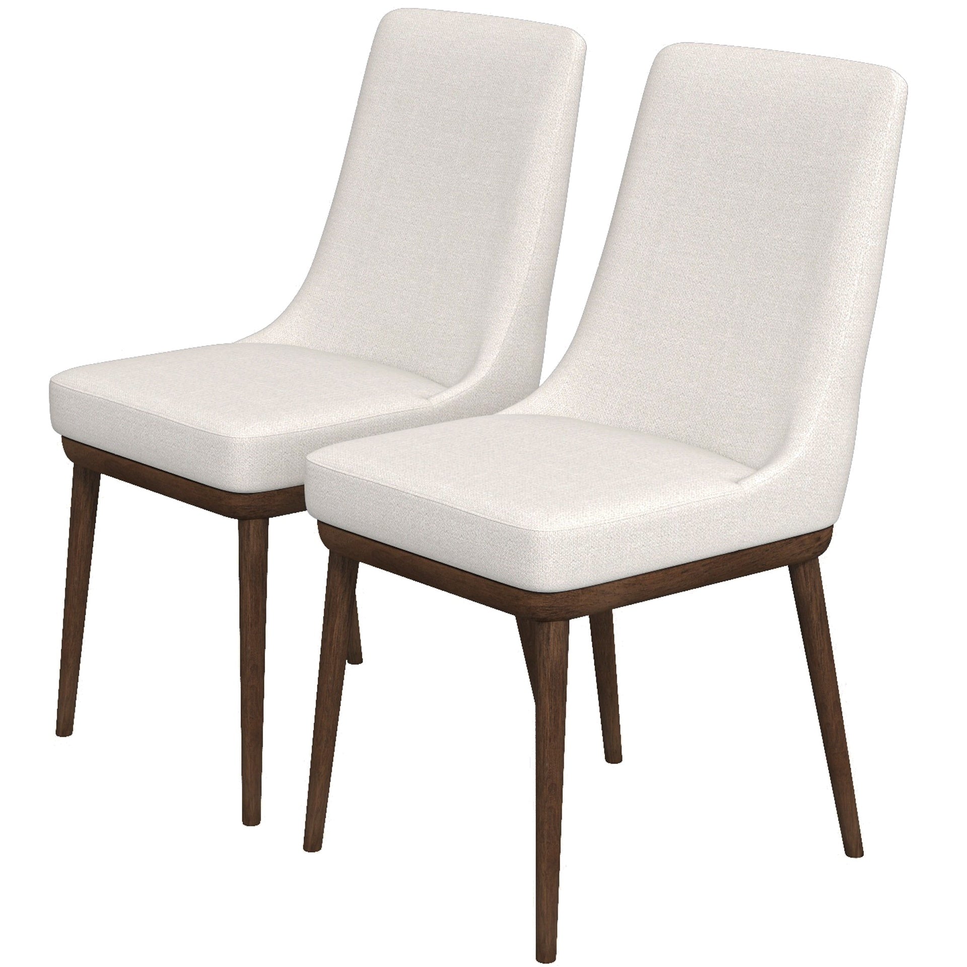 Kate Mid-Century Modern Dining Chair (Set of 2) For Living Room Bedroom Outdoor Lounge