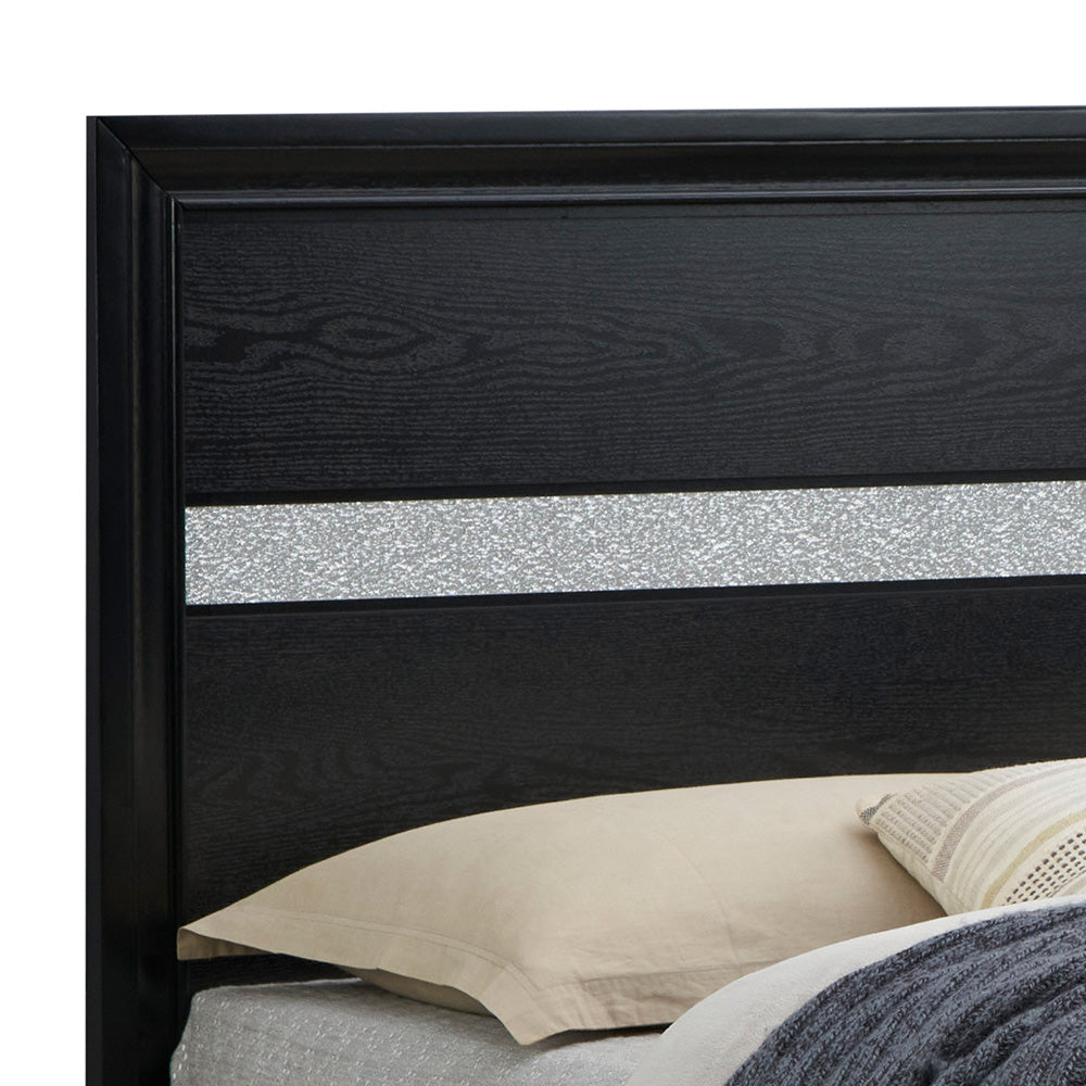Madrid G02350B-FB FULL BED , Black