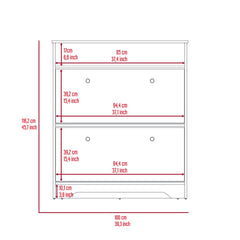 Brandford Shoe Rack, Superior Top, Two Shelves