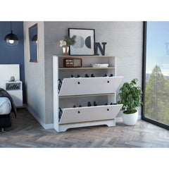 Brandford Shoe Rack, Superior Top, Two Shelves