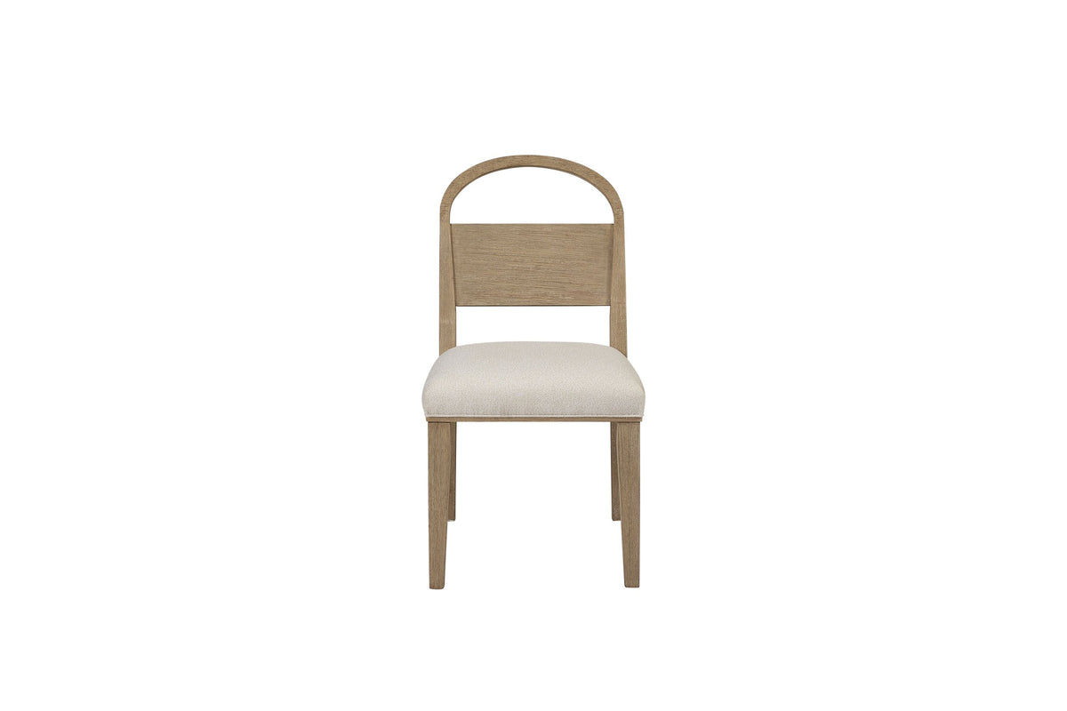 Wood Arch Back Chair - Toffee/White Sand (Set of 2)