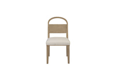 Wood Arch Back Chair - Toffee/White Sand (Set of 2)