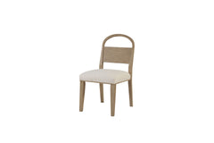 Wood Arch Back Chair - Toffee/White Sand (Set of 2)
