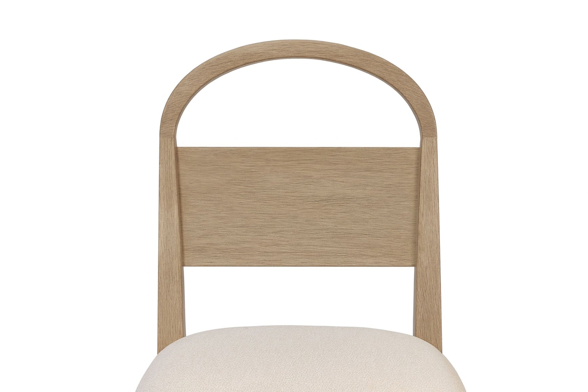 Wood Arch Back Chair - Toffee/White Sand (Set of 2)