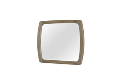English Knotty Oak Inspired Mirror with Bowties