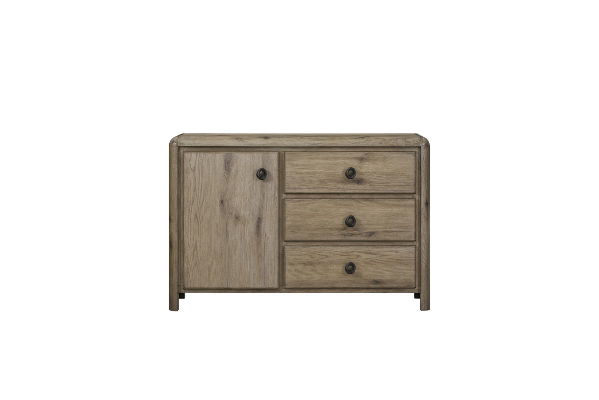 English Knotty Oak Accent Chest