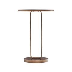 Tareel Antique Bronze Round Accent Table