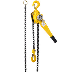 Lever Chain Hoist 3/4 Ton 1650LBS Capacity 10 FT Chain Come Along with Heavy Duty Hooks Ratchet Lever Chain Block Hoist Lift Puller