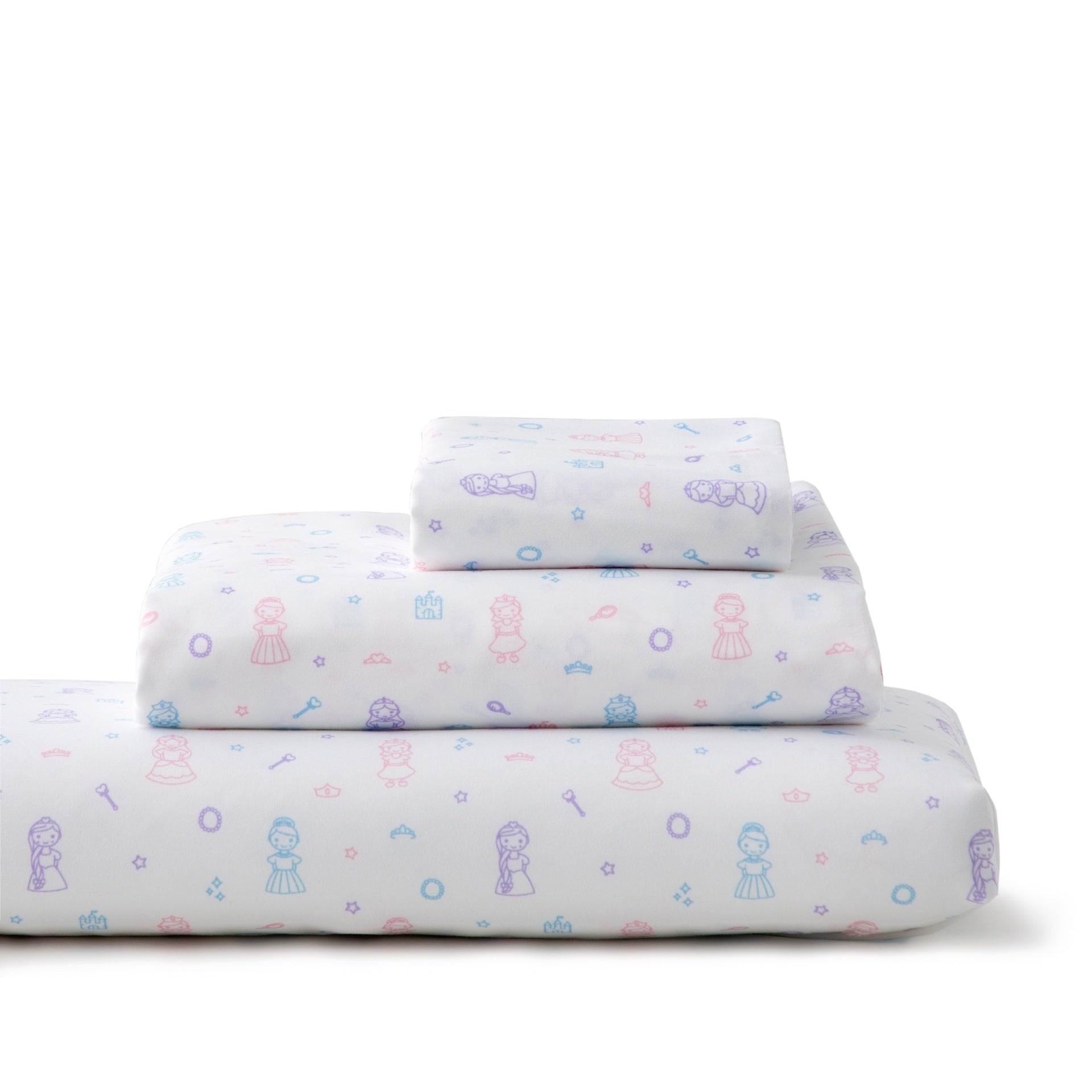 Linenspa Microfiber Sheet Set, Full, Princess Pattern