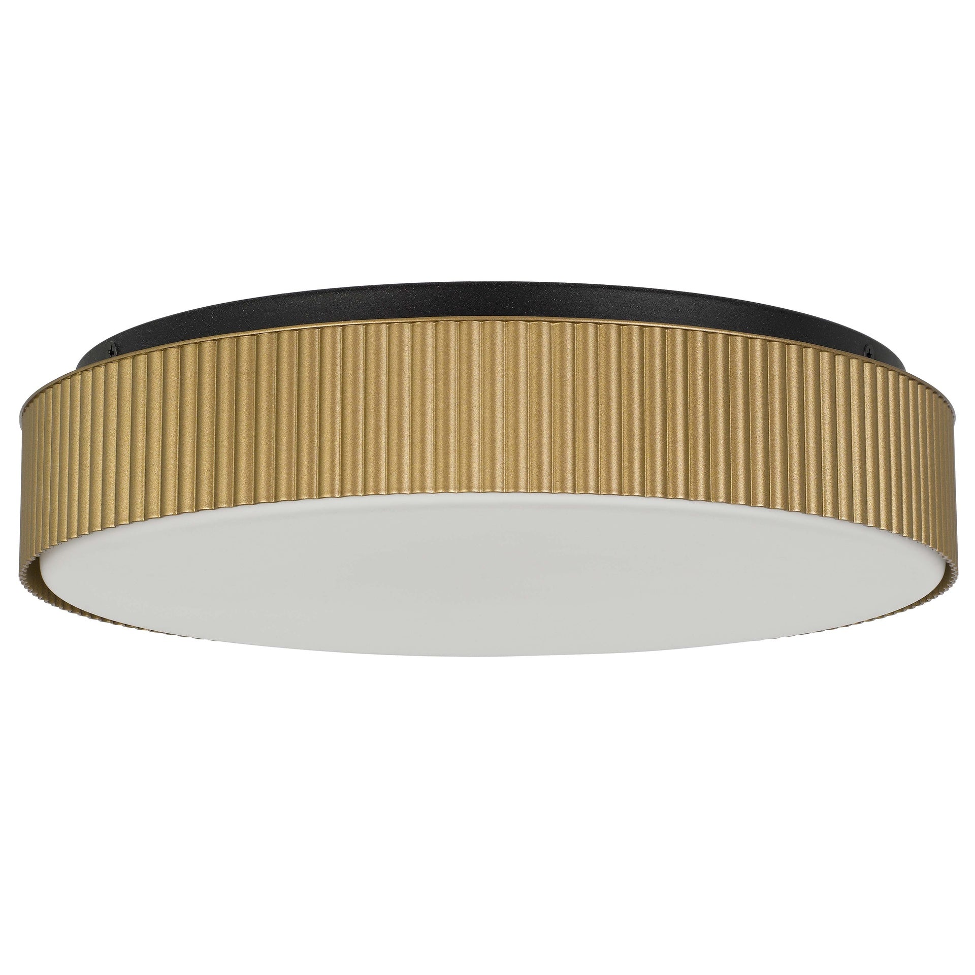 13 inch Brass LED Flush Mount