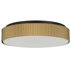 13 inch Brass LED Flush Mount