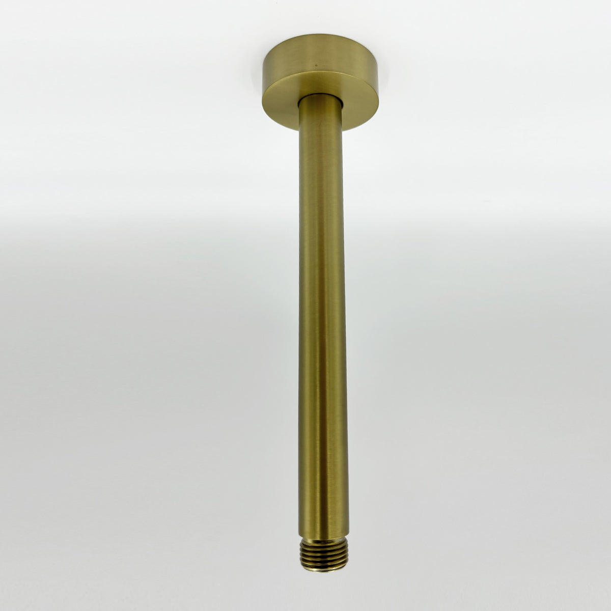 Shower Arm with Flange, 1/2 NPT Tapered Threads, Rain Shower Head Arm, Ceiling Mount Shower Extension Arm