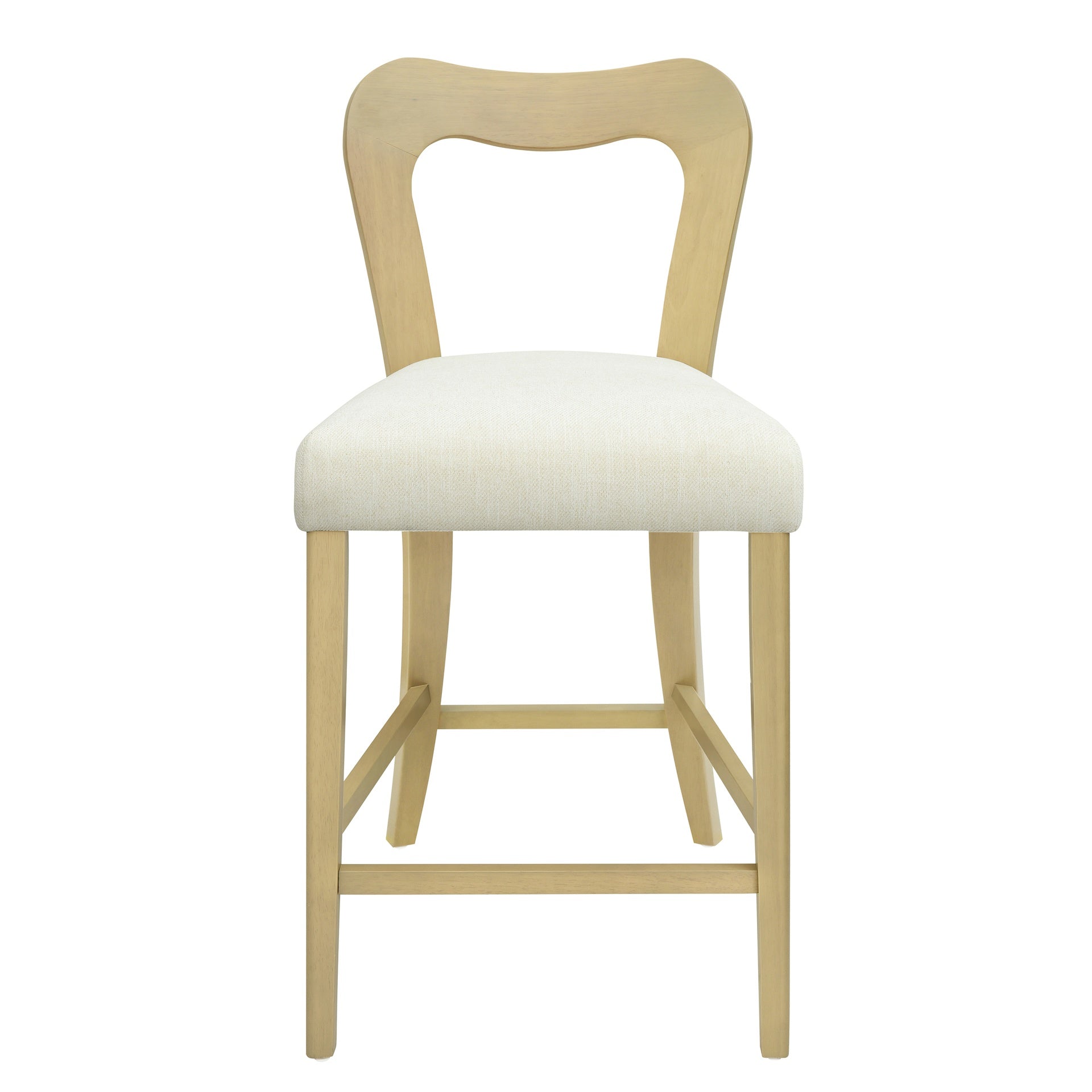 Counter Stool Without Arm(light ash+beige) Set of 2
