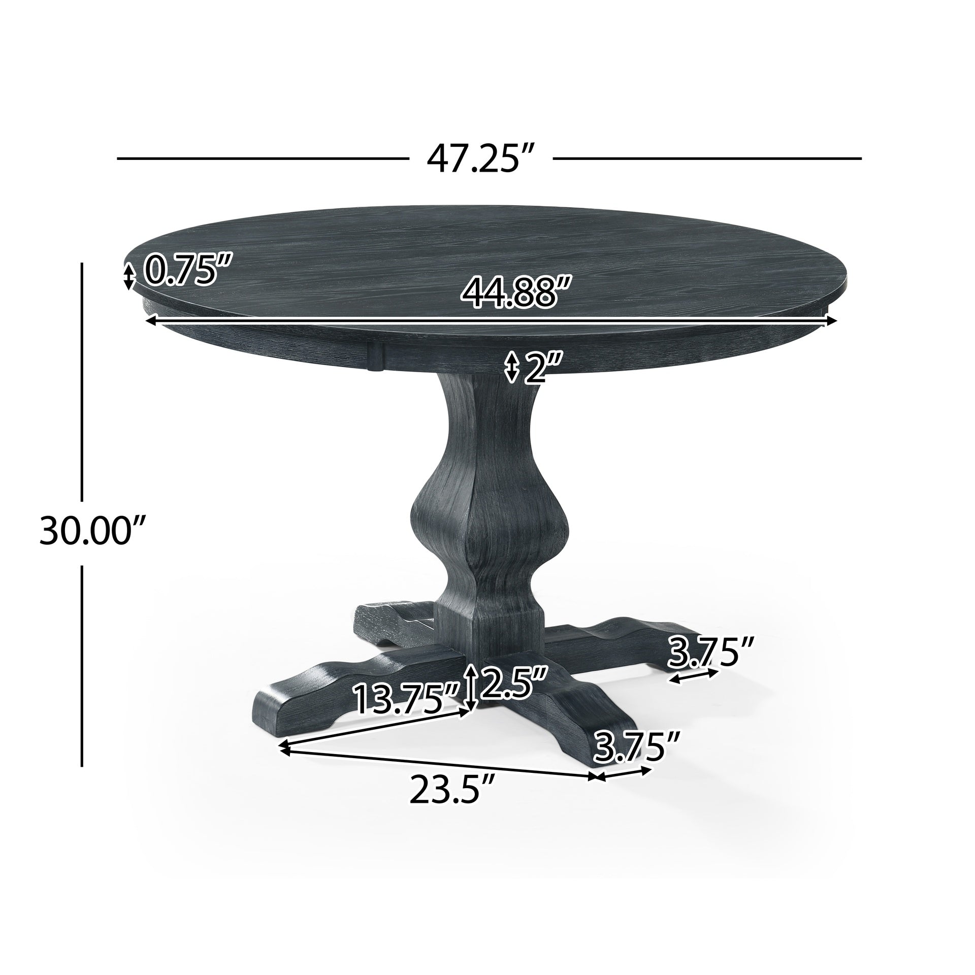 ROUND DINING TABLE (2 boxs)