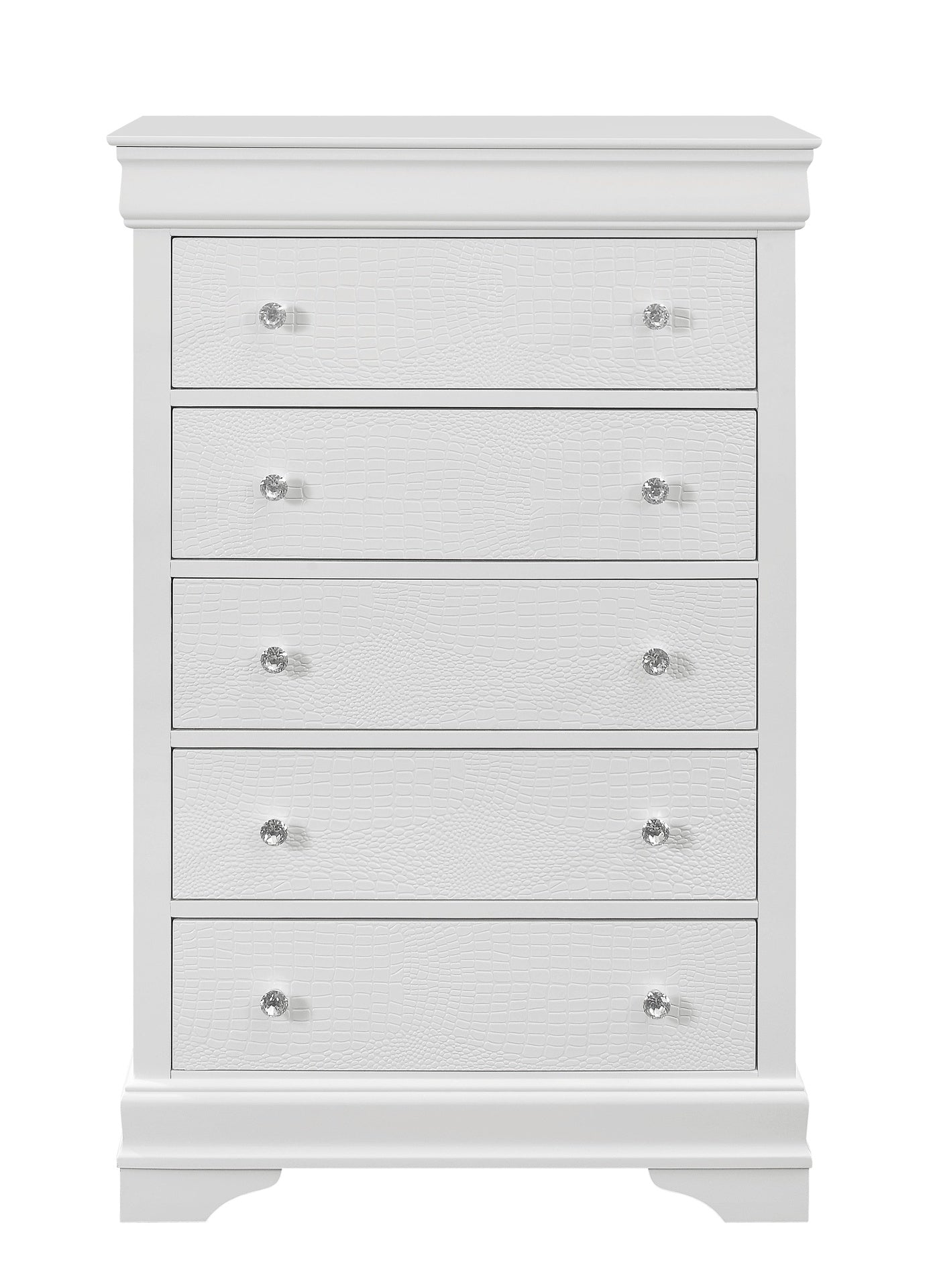 SHAKER WHITE QUEEN 5PC BEDROOM SET