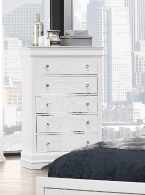 SHAKER CROCODILE METALLIC WHITE CHEST