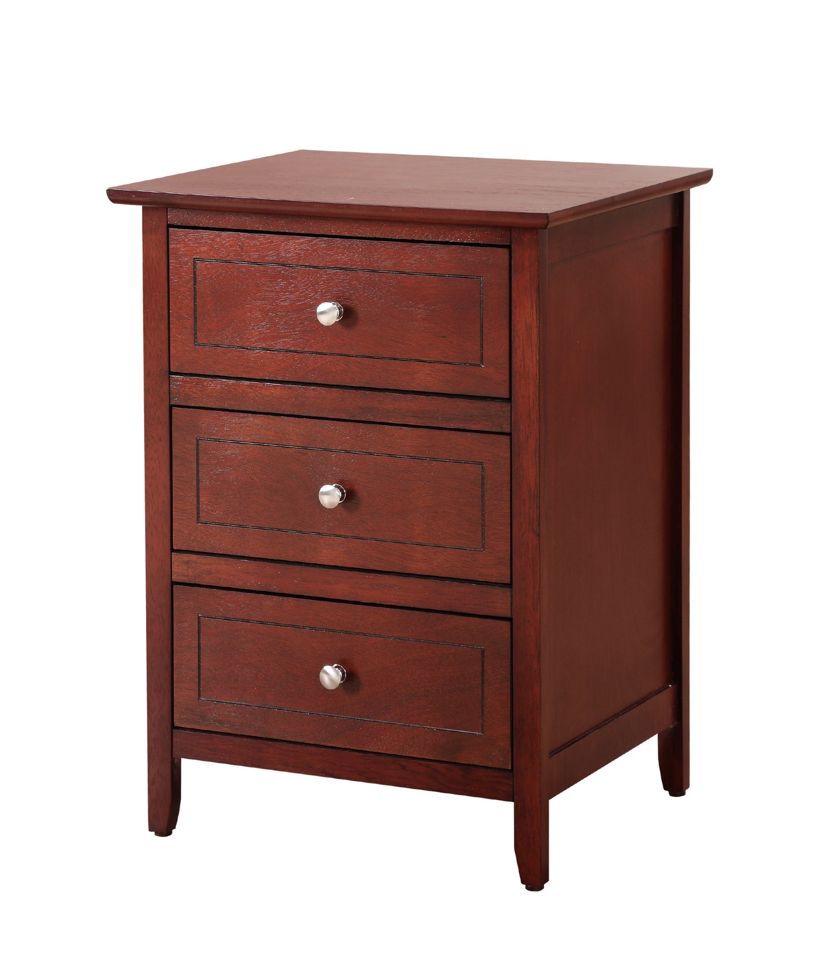 Transitional Cherry Nightstand For Bedrooms