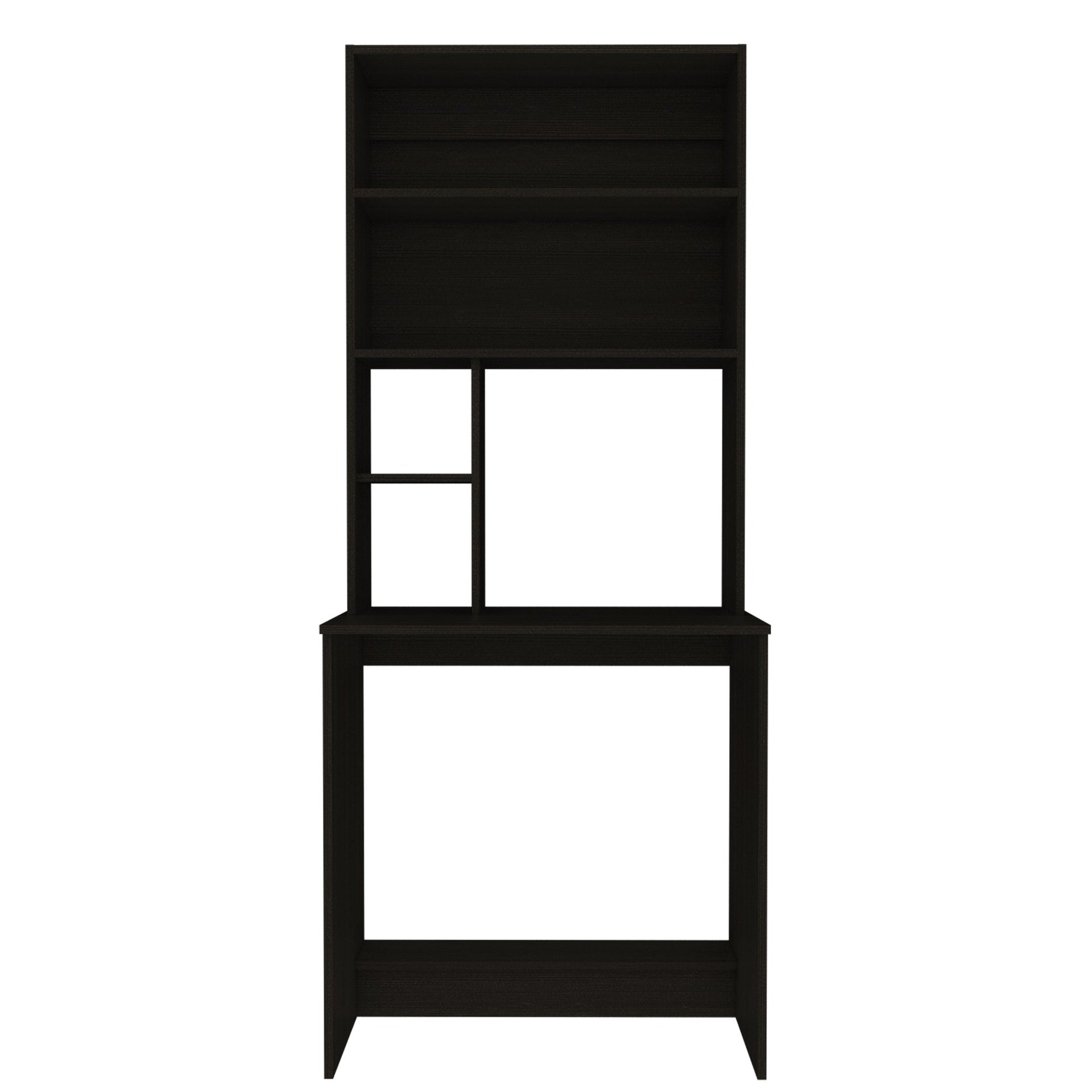 Sawgrass Writing Computer Desk, Hutch, Four Shelves