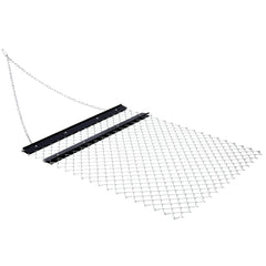 ATV Drag Harrow 3.6'x5', Chain Harrow for Landscape Leveling or Sod Prepping, Durable UTV Tractor Attachment Seed Harrow for Gravel Driveway, Field, Yard, Farm, Garden Black