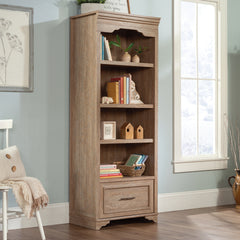 Bookcase with 1 Drawer, Brown finish