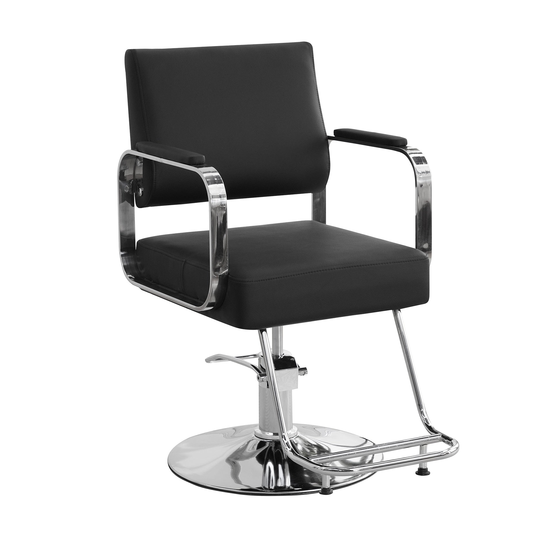 Barber Chair Salon Chair for Hair Stylist Hair Chair for Barbershop Home Height Adjustable & 360° Swivel Styling Salon Chairs Spa Beauty Salon Equipment, Max Load Weight 440Lbs