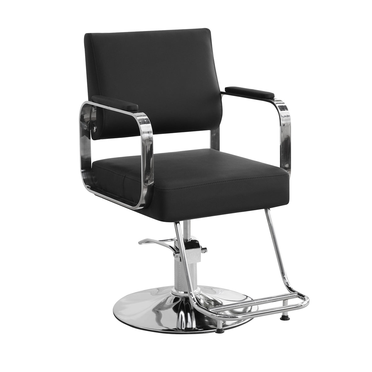 Barber Chair Salon Chair for Hair Stylist Hair Chair for Barbershop Home Height Adjustable & 360° Swivel Styling Salon Chairs Spa Beauty Salon Equipment, Max Load Weight 440Lbs