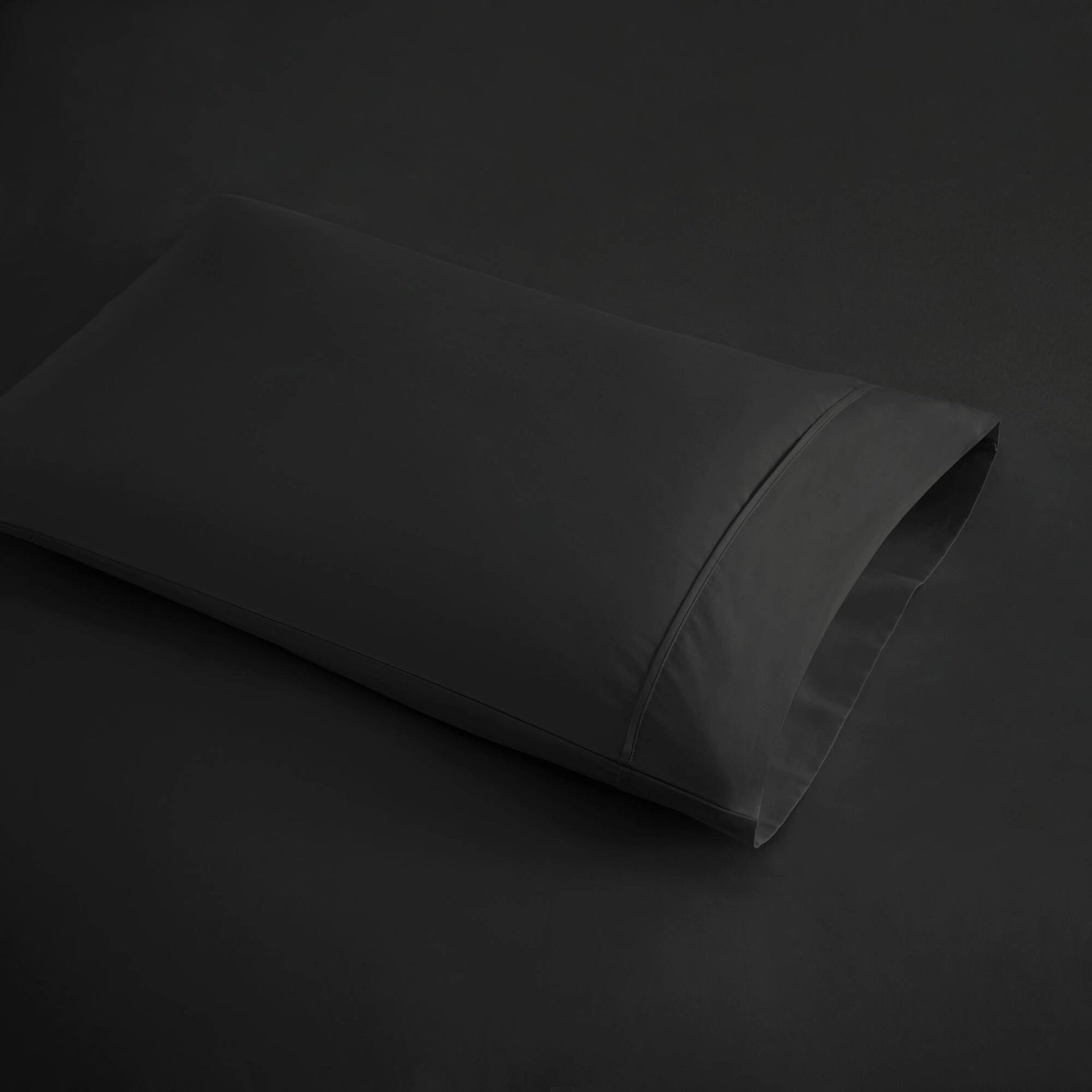 4-Piece King Cooling Cotton Blend Sheet Set, Black