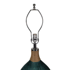 D16x28.5" Glass Table Lamp