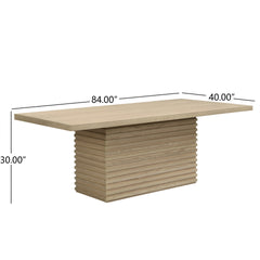 Coad Rectangular 84-inch Dining Table (Light Natural)